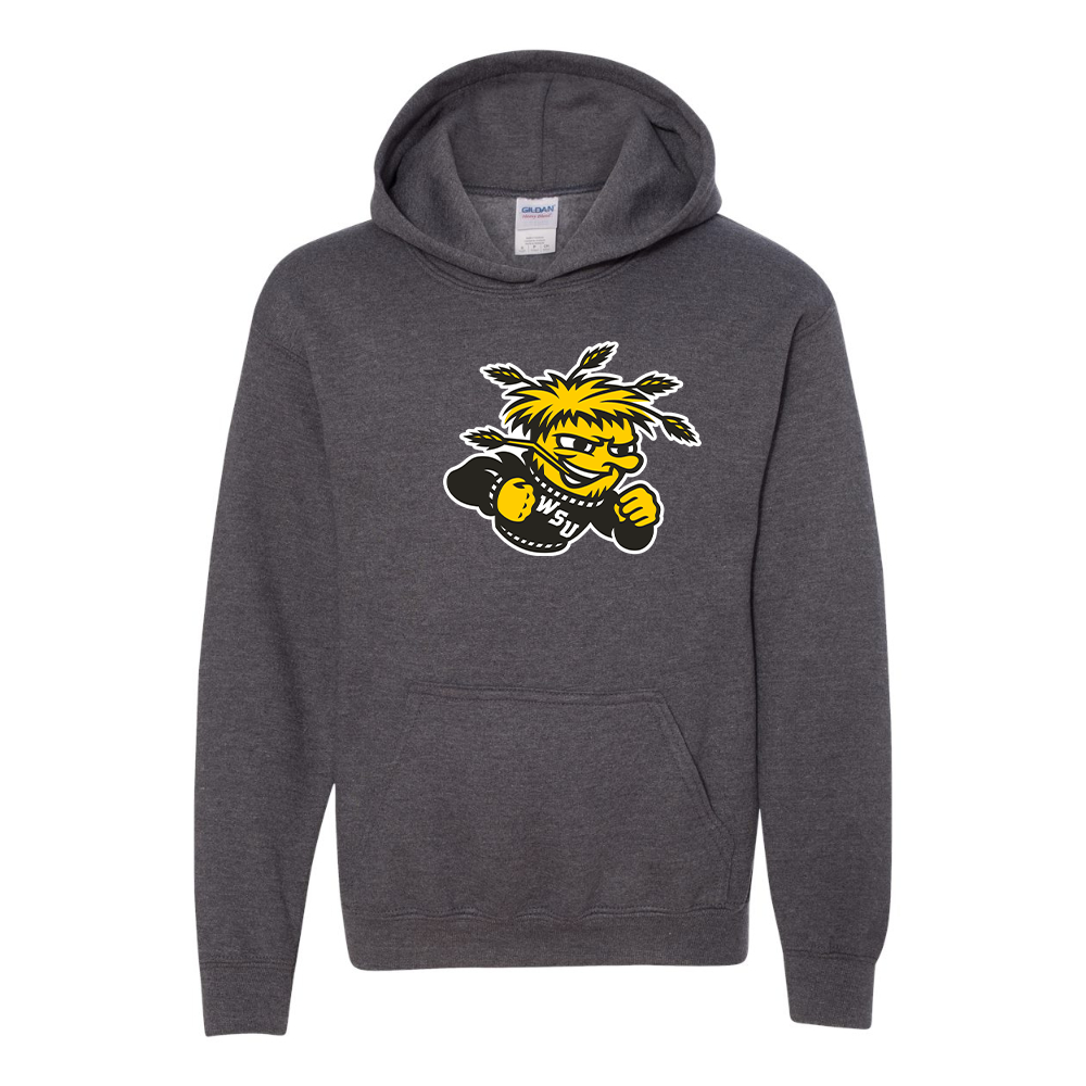Youth Wichita State Shockers  Gildan Heavy Blend  Hooded Sweatshirt
